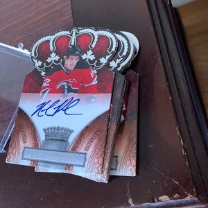 Crown royal hockey cards.